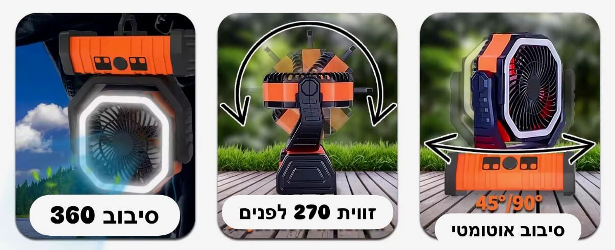 מאוורר שטח נייד