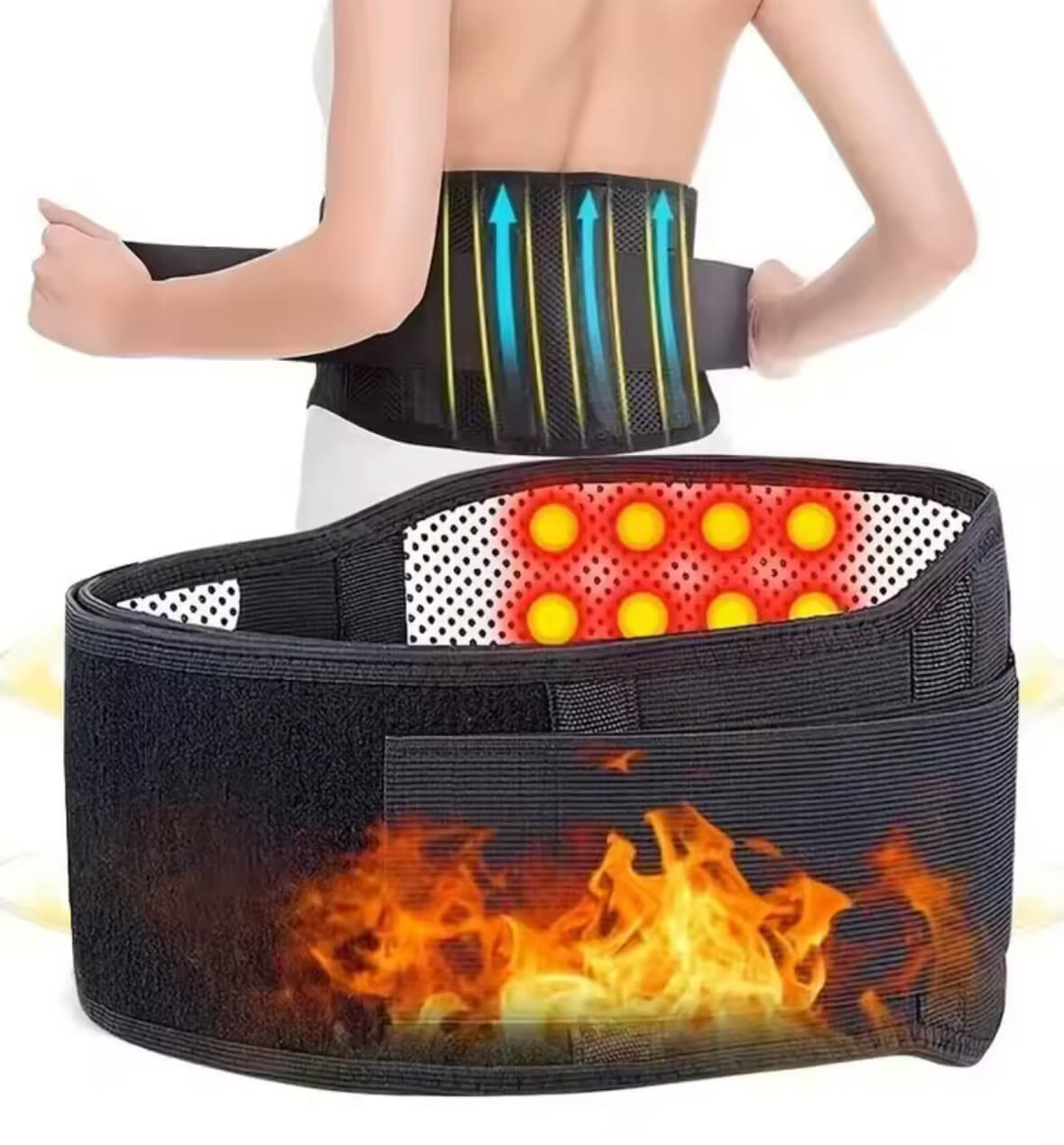 חגורת חימום לבטן ולגב