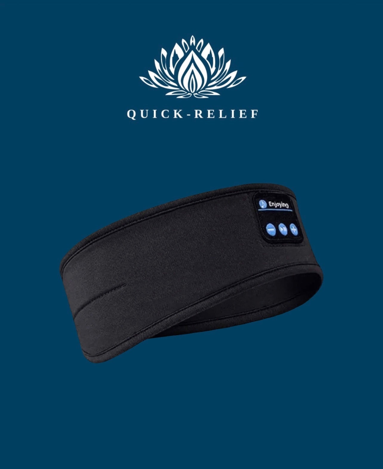 תמונת מוצר ראשית - כיסוי עיניים עם מוזיקה לשינה עמוקה ורציפה יותר