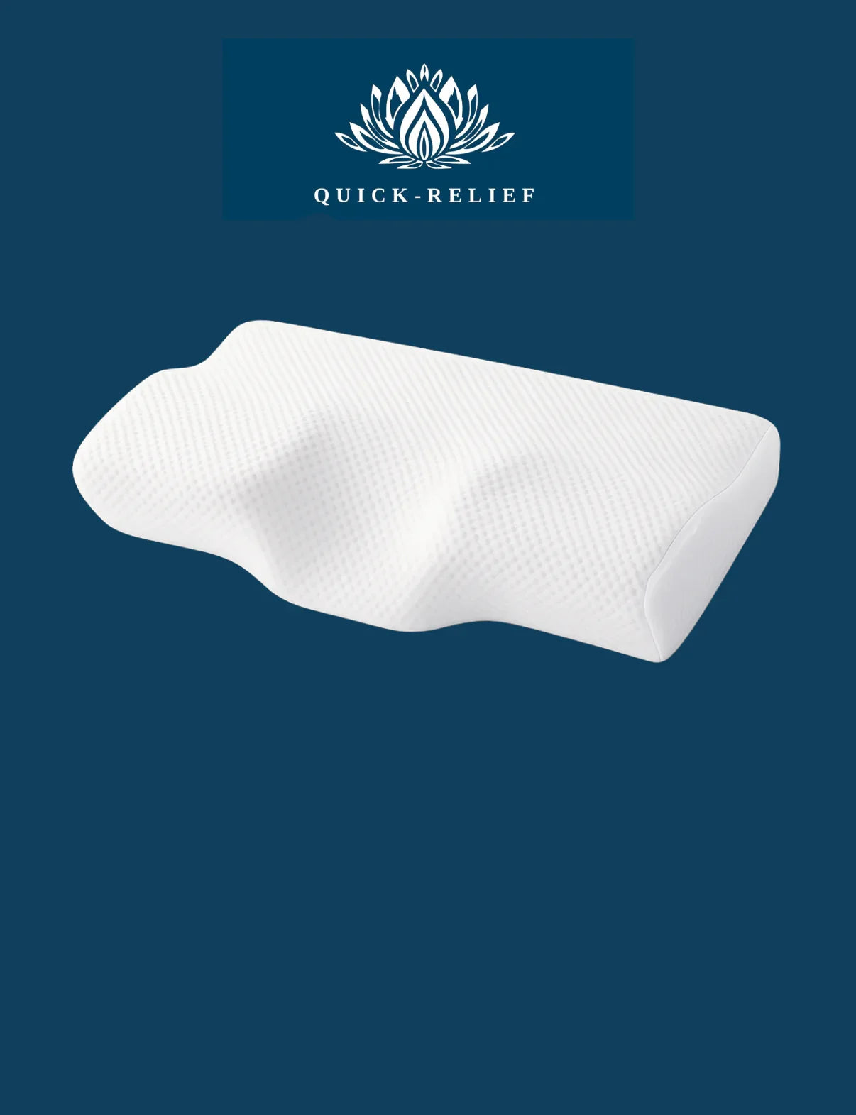 כרית דרילה אורטופדית להפחתת נחירות ודום נשימה בשינה