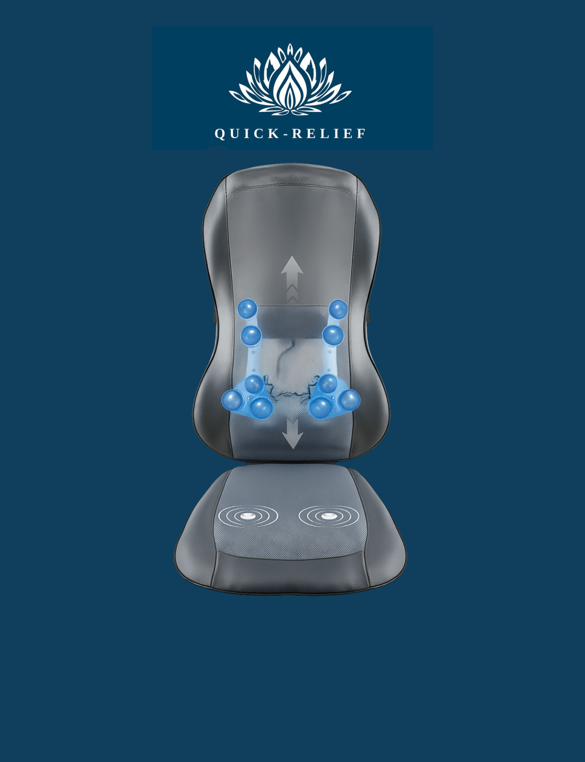 מושב עיסוי שיאצו מבית medics care