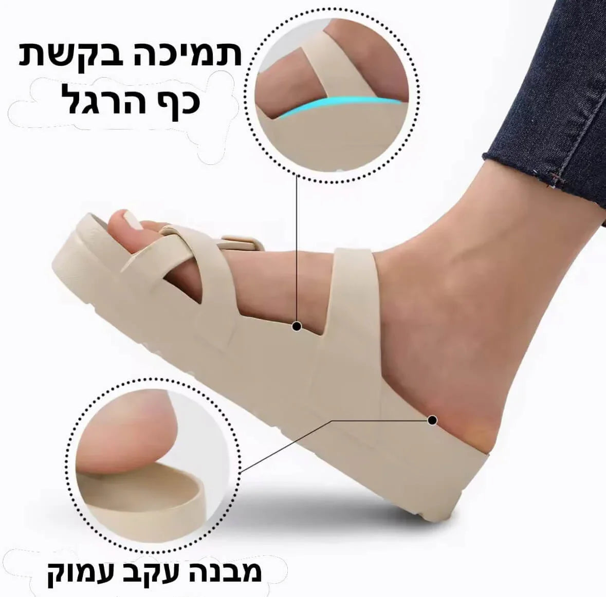 סנדלים אורתופדים לנשים