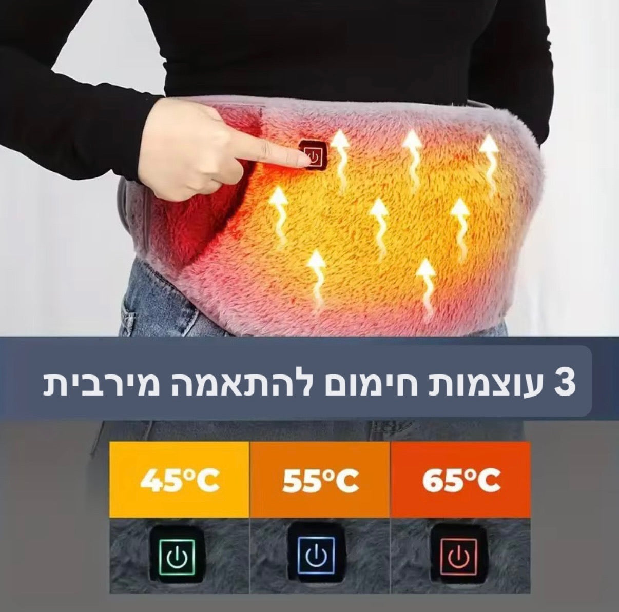 חגורת חימום לבטן ולידיים
