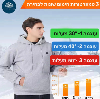 סווטשירט חימום חשמלי