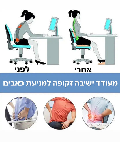 סט אורטופדי לכיסא