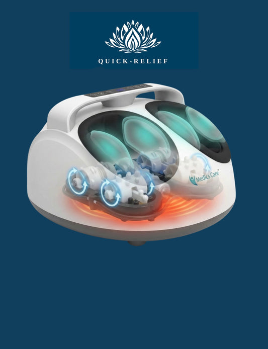 מכשיר עיסוי רפלקסולוגי לרגליים מבית medics care