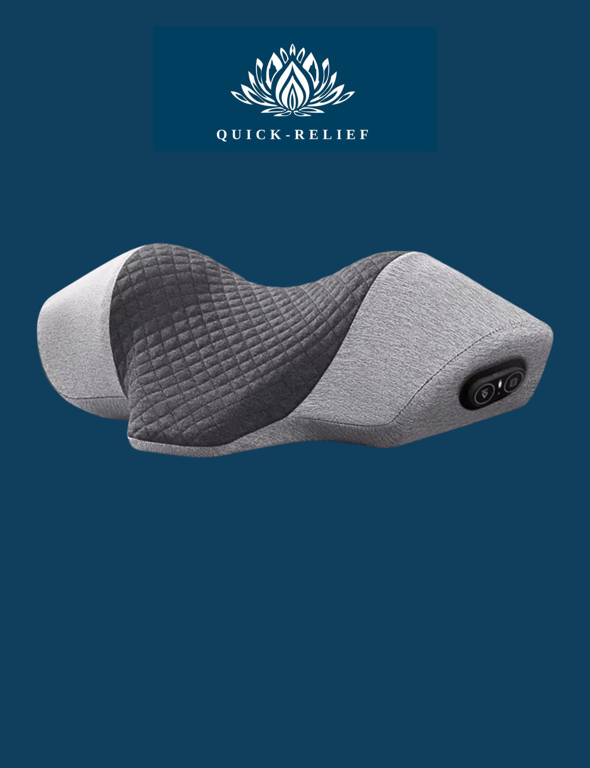 כרית עיסוי וחימום לכאבי צוואר