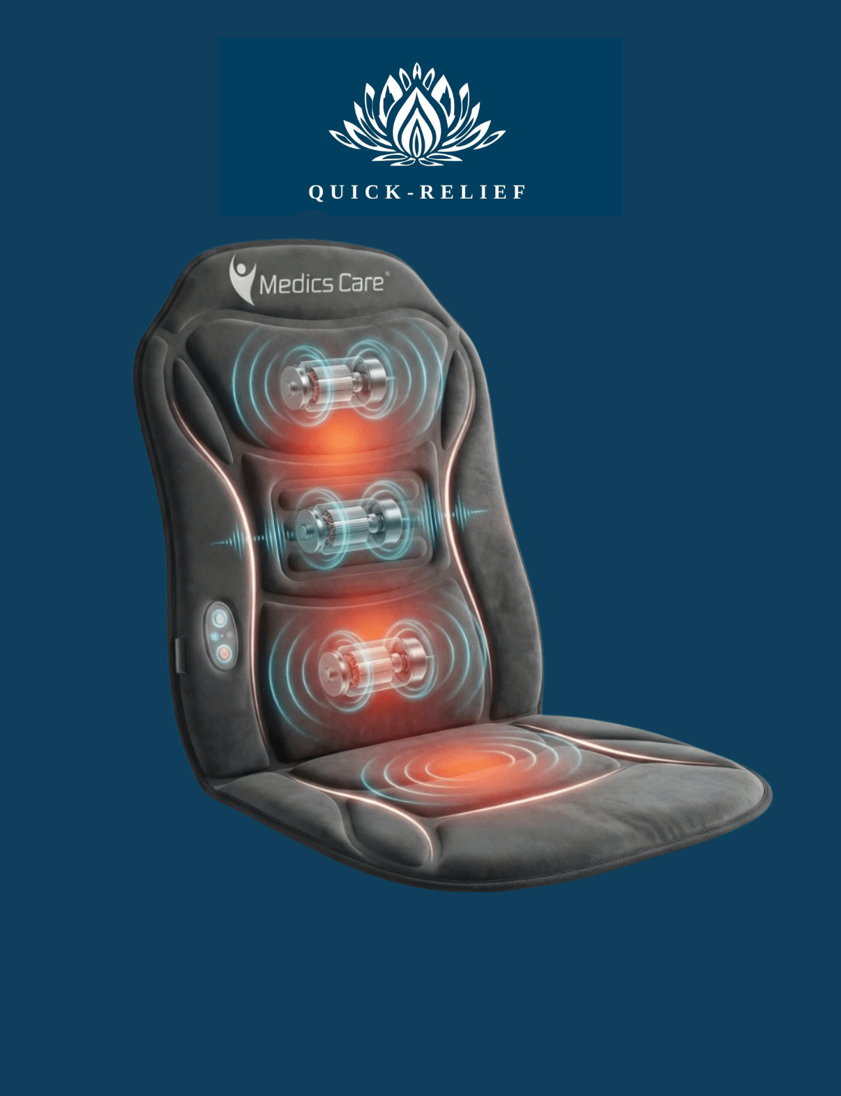 מושב עיסוי וחימום מבית מדיקס קר