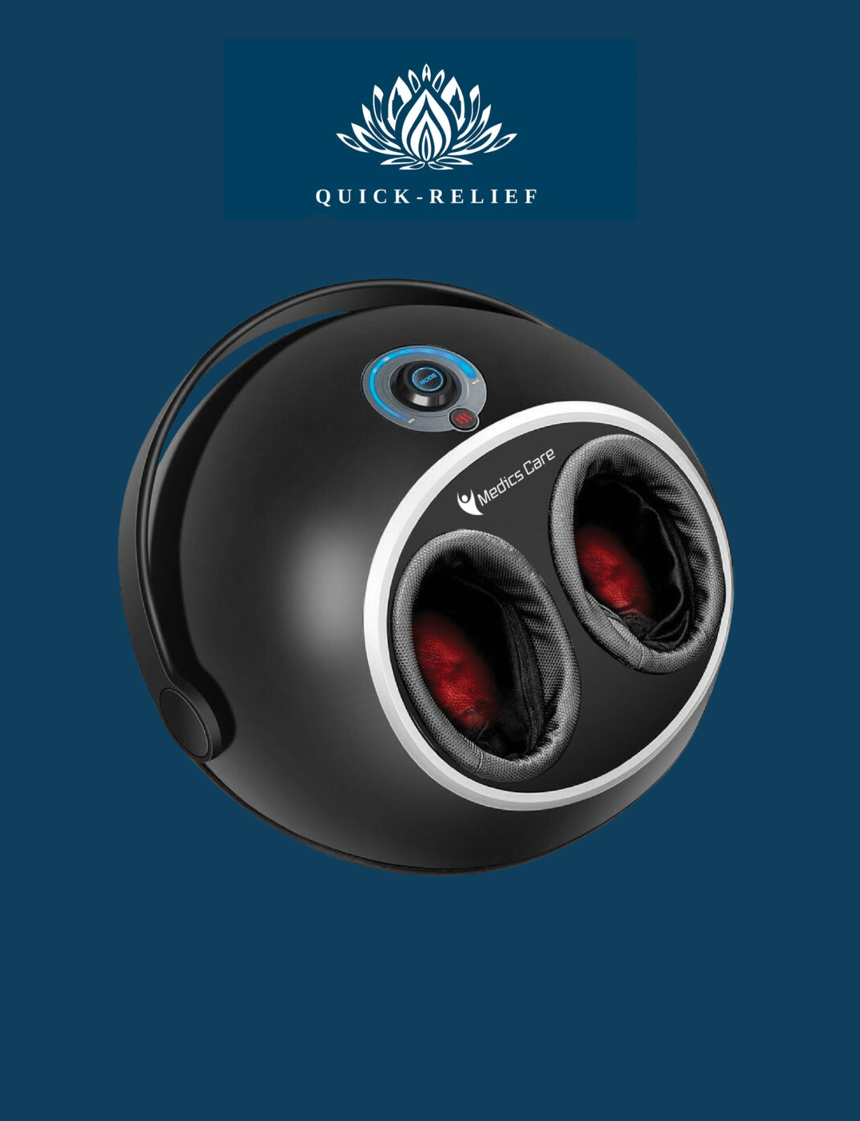 מכשיר עיסוי לכאבי כפות רגליים Medics care mc-8501